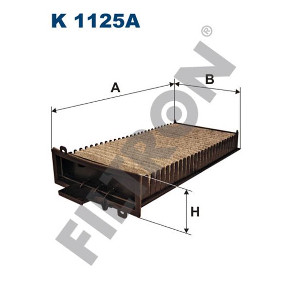 Filtre d'habitacle Filtron K1125A Filtre d'habitacle Filtron K1125A