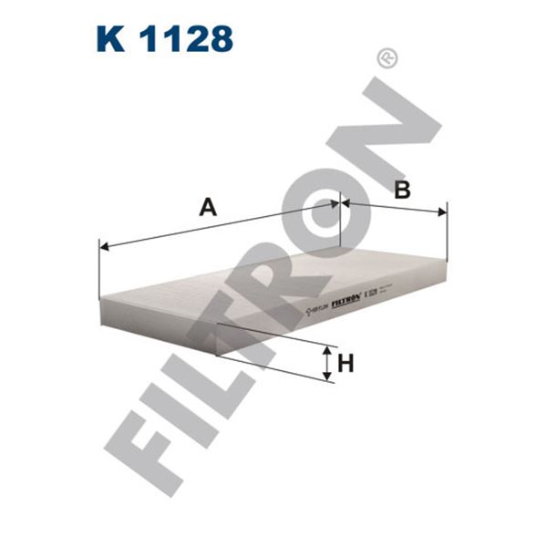 Filtre d'habitacle Filtron K1128 Filtre d'habitacle Filtron K1128