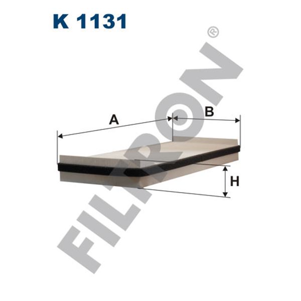 Filtre d'habitacle Filtron K1131 Filtre d'habitacle Filtron K1131