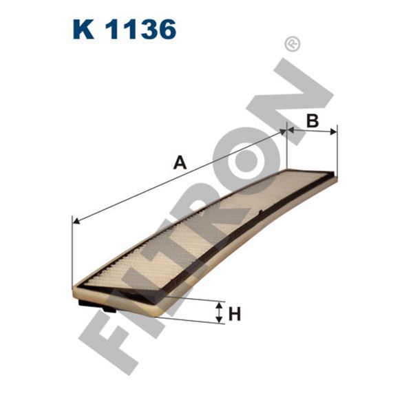 Filtre d'habitacle Filtron K1136 Filtre d'habitacle Filtron K1136