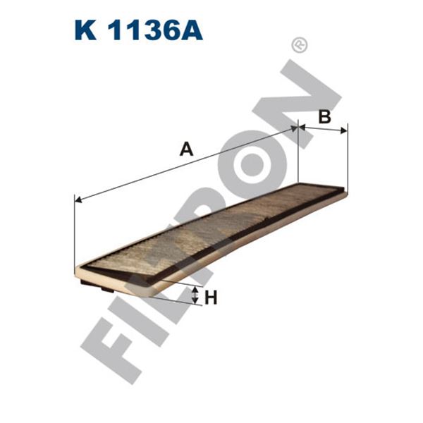 Filtre d'habitacle Filtron K1136A Filtre d'habitacle Filtron K1136A