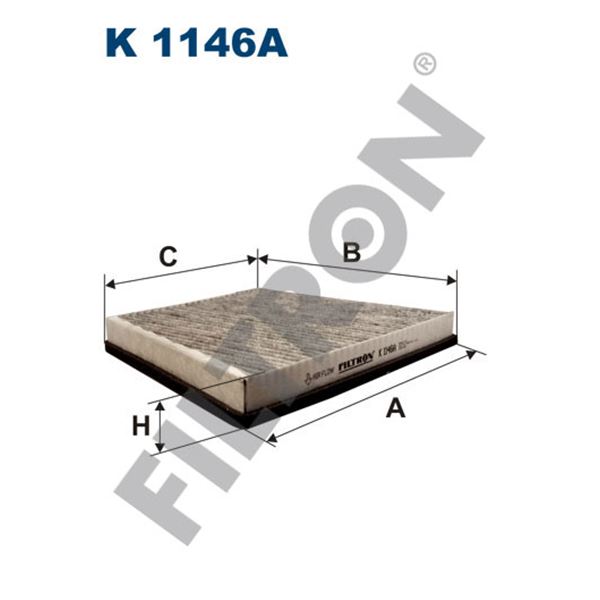 Filtre d'habitacle Filtron K1146A Filtre d'habitacle Filtron K1146A