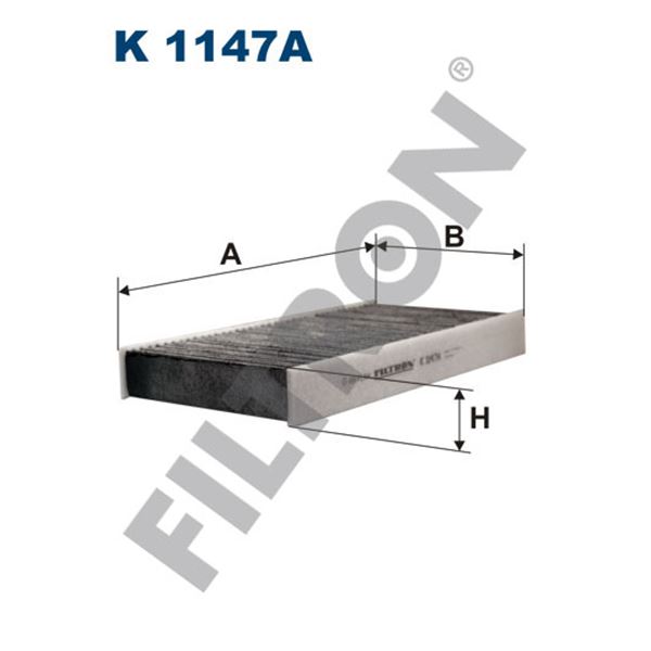 Filtre d'habitacle Filtron K1147A Filtre d'habitacle Filtron K1147A