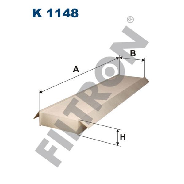 Filtre d'habitacle Filtron K1148 Filtre d'habitacle Filtron K1148