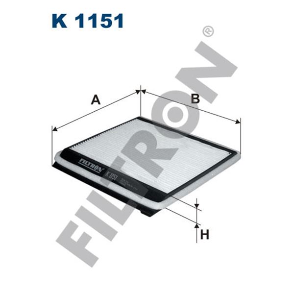 Filtre d'habitacle Filtron K1151 Filtre d'habitacle Filtron K1151