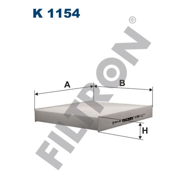 Filtre d'habitacle Filtron K1154 Filtre d'habitacle Filtron K1154