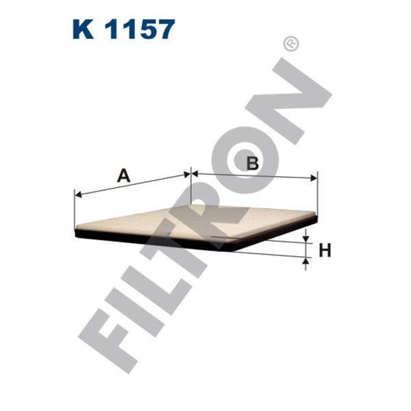 Filtre d'habitacle Filtron K1157 Filtre d'habitacle Filtron K1157