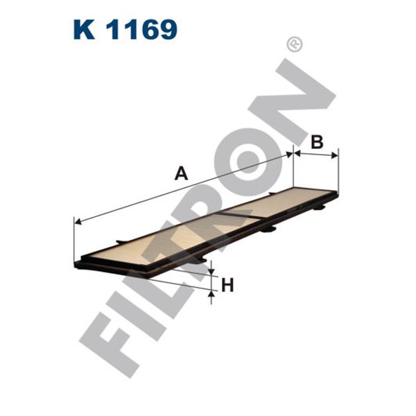 Filtre d'habitacle Filtron K1169 Filtre d'habitacle Filtron K1169