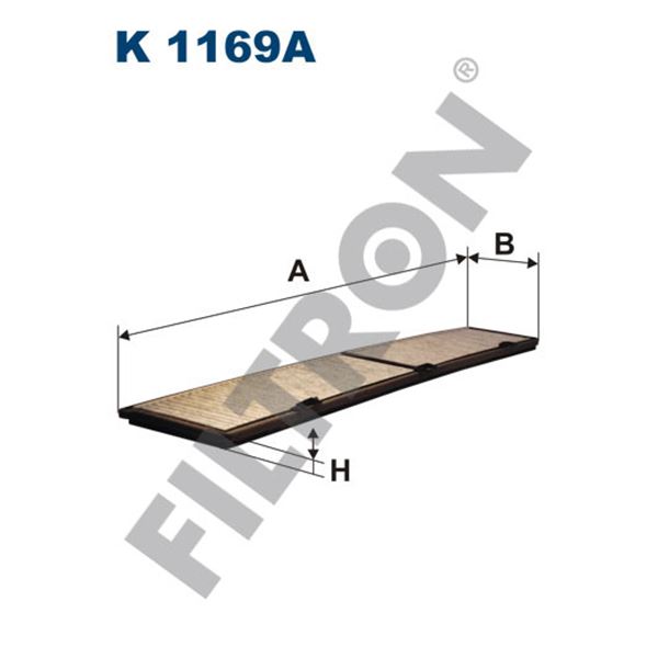 Filtre d'habitacle Filtron K1169A Filtre d'habitacle Filtron K1169A