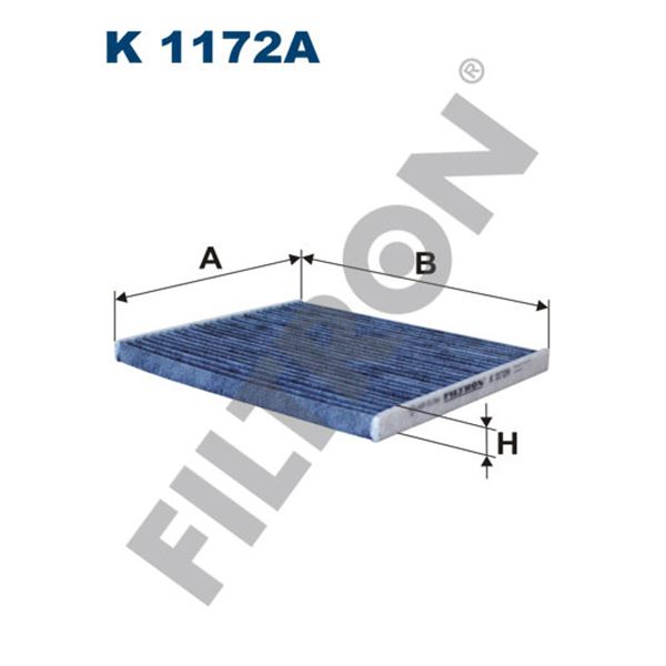 Filtre d'habitacle Filtron K1172A Filtre d'habitacle Filtron K1172A