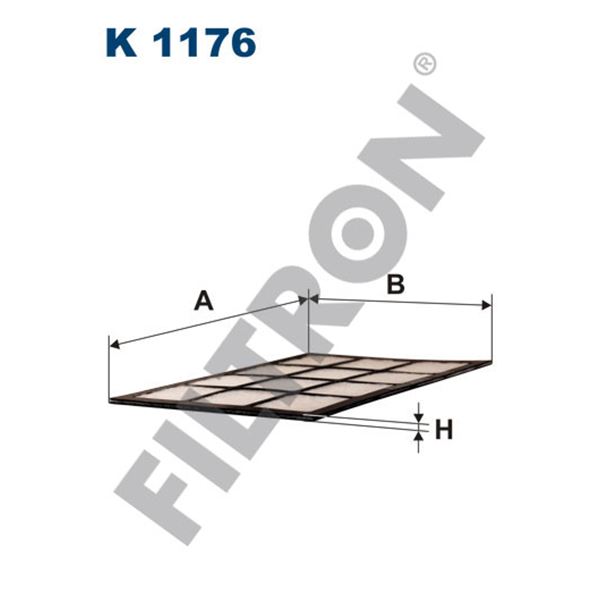 Filtre d'habitacle Filtron K1176 Filtre d'habitacle Filtron K1176