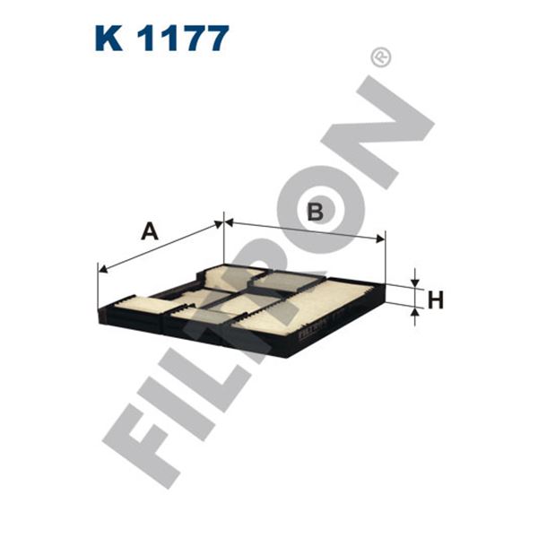 Filtre d'habitacle Filtron K1177 Filtre d'habitacle Filtron K1177
