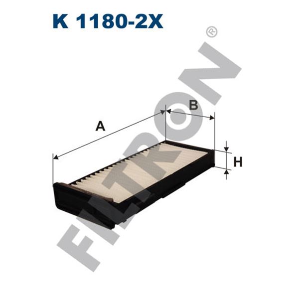 Filtre d'habitacle Filtron K1180-2X Filtre d'habitacle Filtron K1180-2X
