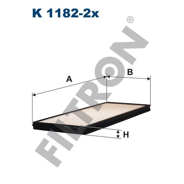 Filtre d'habitacle Filtron K1182-2X Filtre d'habitacle Filtron K1182-2X