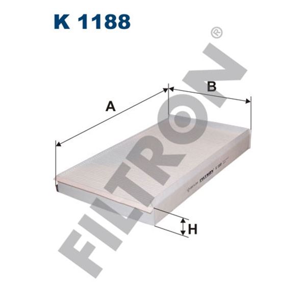 Filtre d'habitacle Filtron K1188 Filtre d'habitacle Filtron K1188
