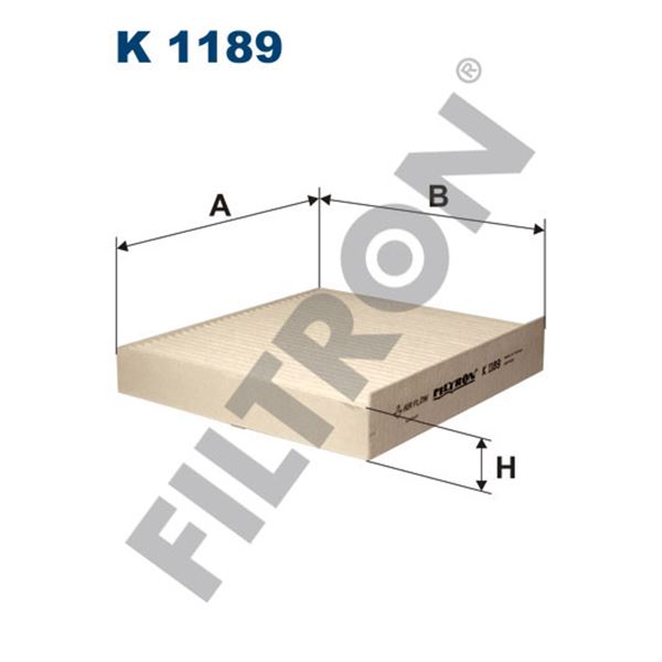 Filtre d'habitacle Filtron K1189 Filtre d'habitacle Filtron K1189
