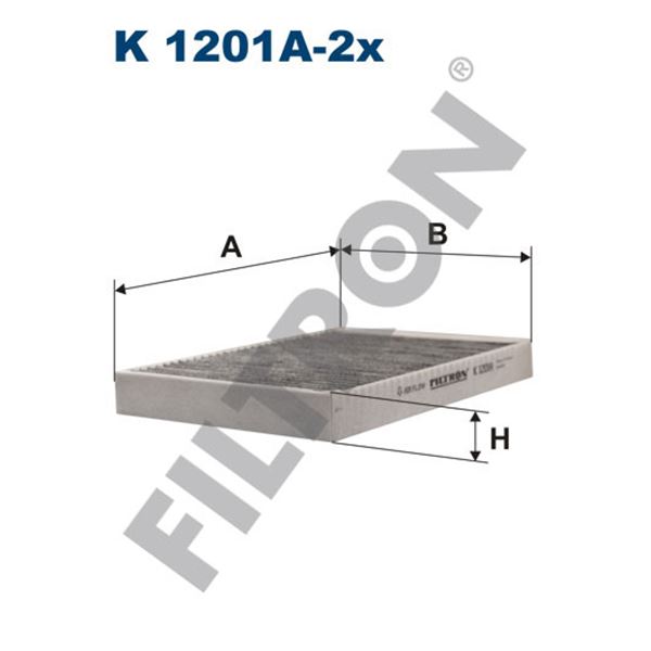Filtre d'habitacle Filtron K1201A-2X Filtre d'habitacle Filtron K1201A-2X
