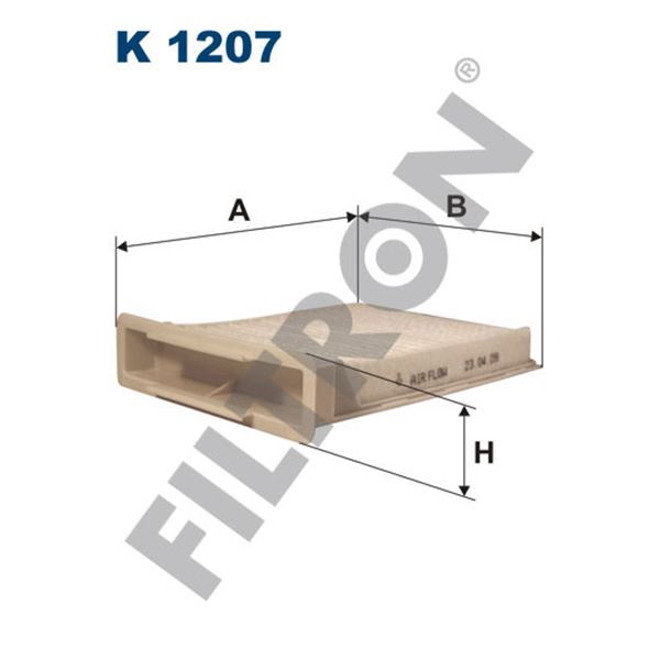Filtre d'habitacle Filtron K1207 Filtre d'habitacle Filtron K1207