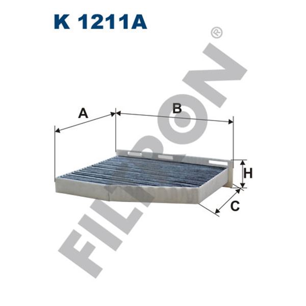 Filtre d'habitacle Filtron K1211A Filtre d'habitacle Filtron K1211A