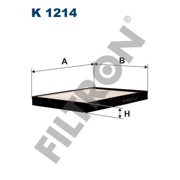 Filtre d'habitacle Filtron K1214 Filtre d'habitacle Filtron K1214
