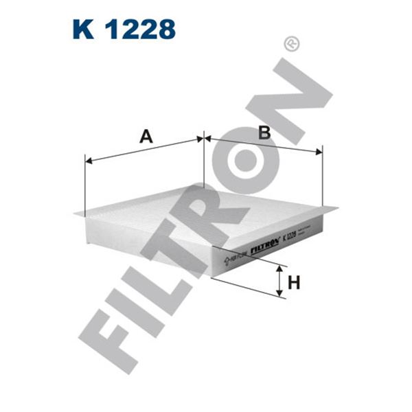 Filtre d'habitacle Filtron K1228 Filtre d'habitacle Filtron K1228