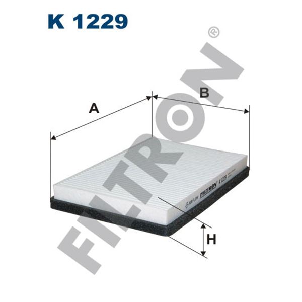 Filtre d'habitacle Filtron K1229 Filtre d'habitacle Filtron K1229