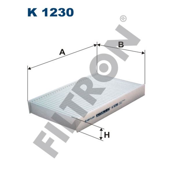 Filtre d'habitacle Filtron K1230 Filtre d'habitacle Filtron K1230