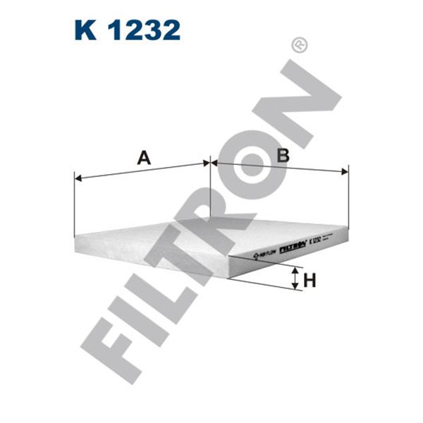 Filtre d'habitacle Filtron K1232 Filtre d'habitacle Filtron K1232