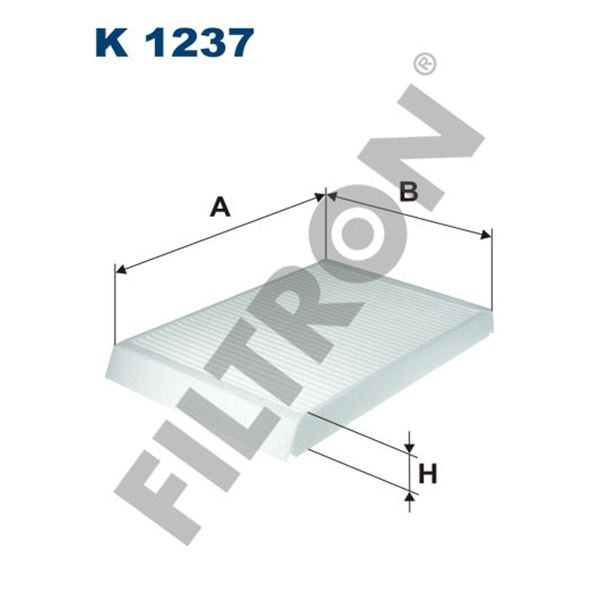 Filtre d'habitacle Filtron K1237 Filtre d'habitacle Filtron K1237