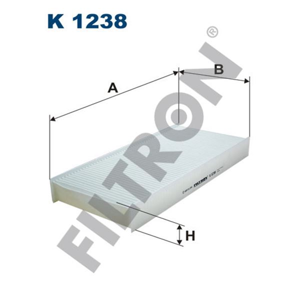 Filtre d'habitacle Filtron K1238 Filtre d'habitacle Filtron K1238