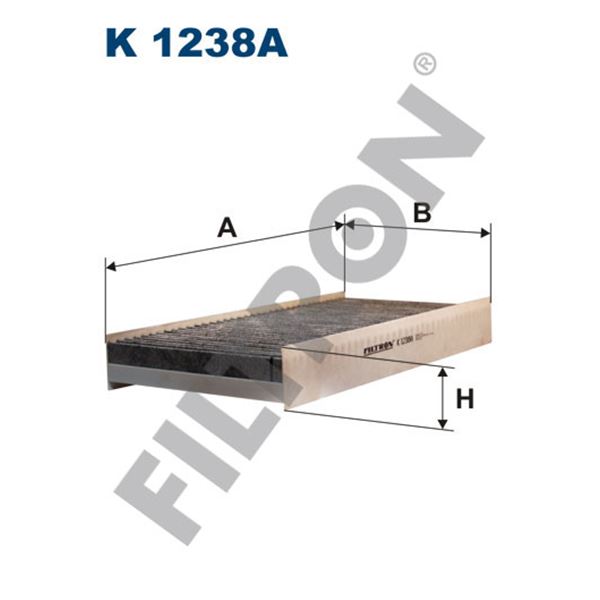 Filtre d'habitacle Filtron K1238A Filtre d'habitacle Filtron K1238A