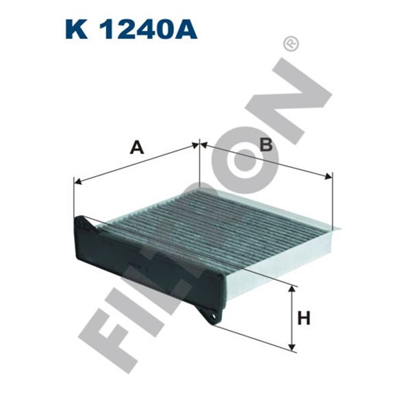 Filtre d'habitacle Filtron K1240A Filtre d'habitacle Filtron K1240A