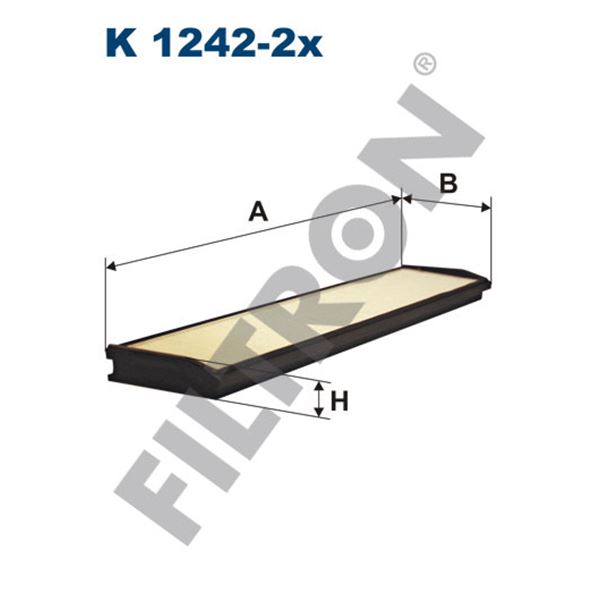 Filtre d'habitacle Filtron K1242-2X Filtre d'habitacle Filtron K1242-2X