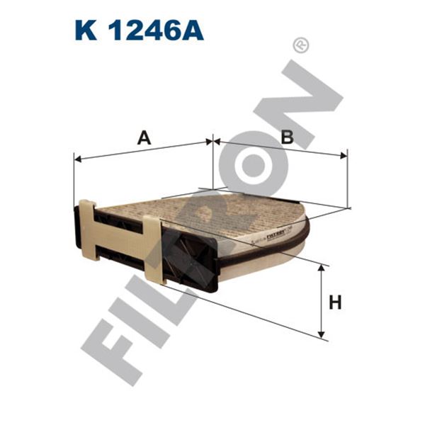 Filtre d'habitacle Filtron K1246A Filtre d'habitacle Filtron K1246A