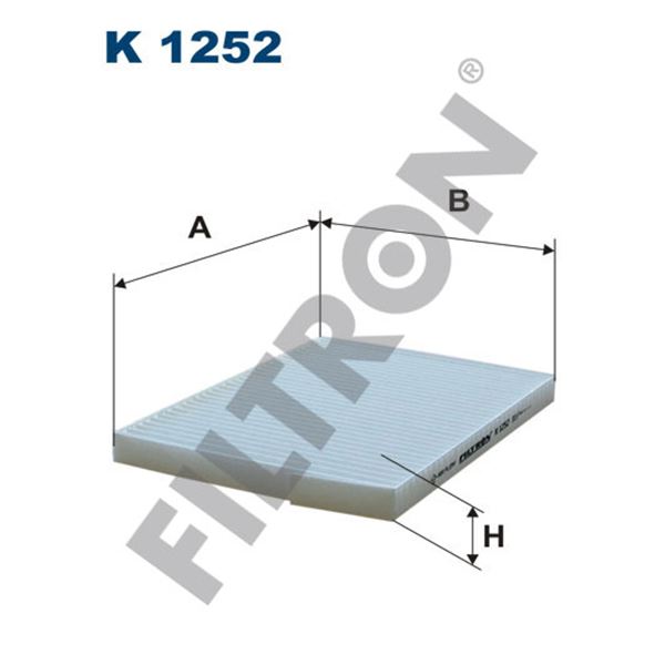 Filtre d'habitacle Filtron K1252 Filtre d'habitacle Filtron K1252