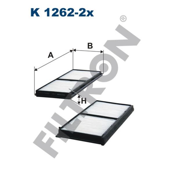 Filtre d'habitacle Filtron K1262-2X Filtre d'habitacle Filtron K1262-2X