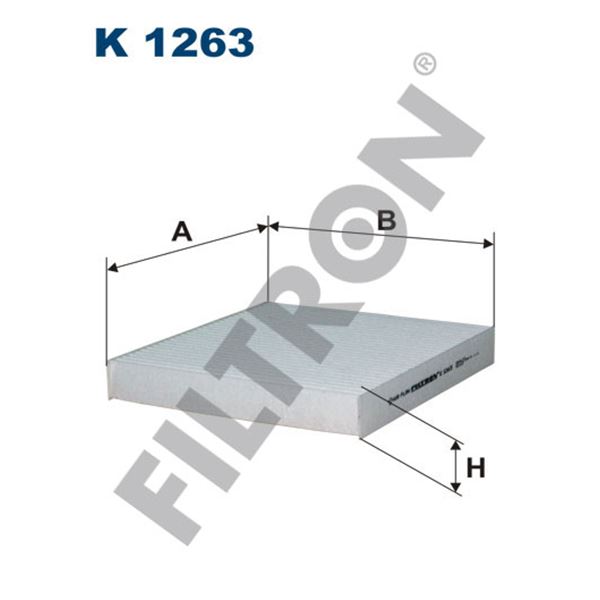 Filtre d'habitacle Filtron K1263 Filtre d'habitacle Filtron K1263