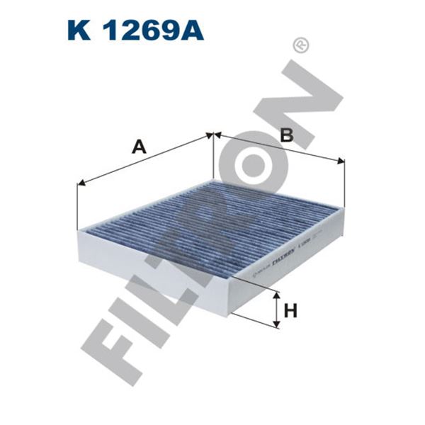 Filtre d'habitacle Filtron K1269A Filtre d'habitacle Filtron K1269A