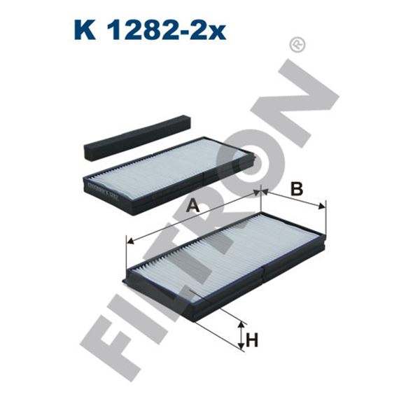 Filtre d'habitacle Filtron K1282-2X Filtre d'habitacle Filtron K1282-2X