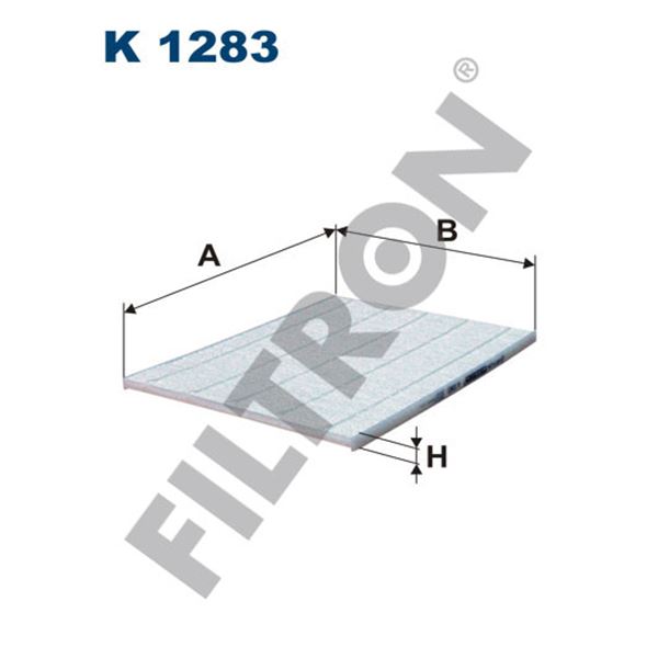Filtre d'habitacle Filtron K1283 Filtre d'habitacle Filtron K1283
