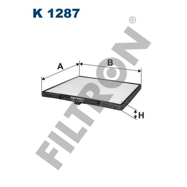 Filtre d'habitacle Filtron K1287 Filtre d'habitacle Filtron K1287