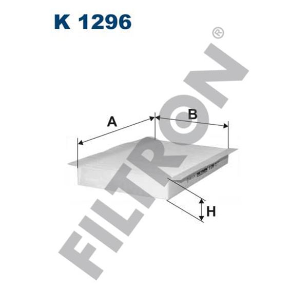 Filtre d'habitacle Filtron K1296 Filtre d'habitacle Filtron K1296