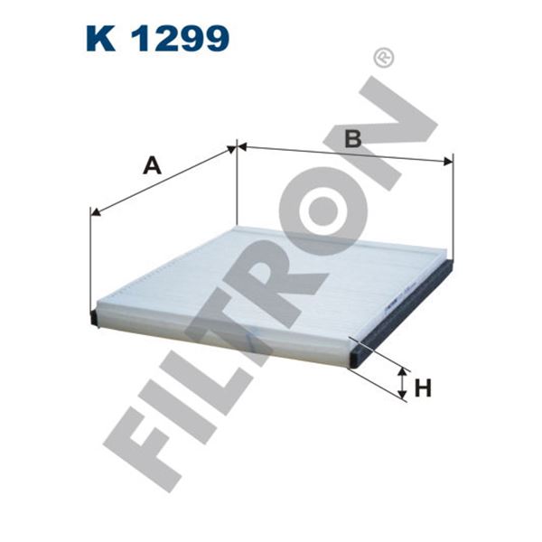 Filtre d'habitacle Filtron K1299 Filtre d'habitacle Filtron K1299