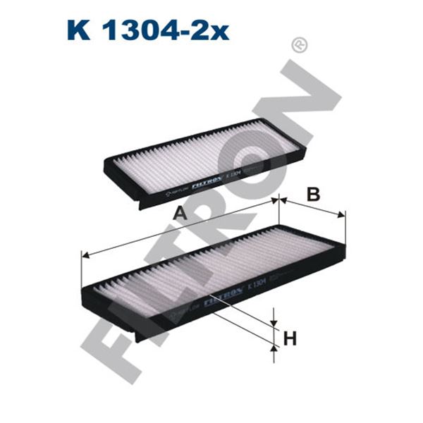 Filtre d'habitacle Filtron K1304-2X Filtre d'habitacle Filtron K1304-2X