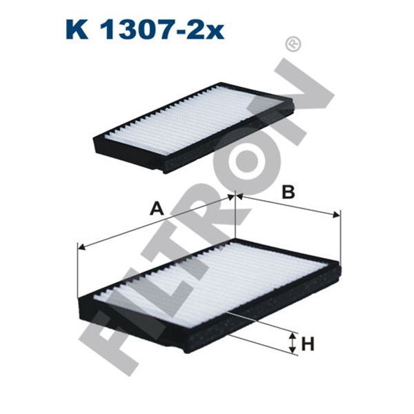 Filtre d'habitacle Filtron K1307-2X Filtre d'habitacle Filtron K1307-2X