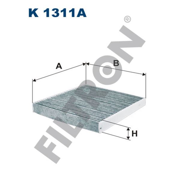Filtre d'habitacle Filtron K1311A Filtre d'habitacle Filtron K1311A
