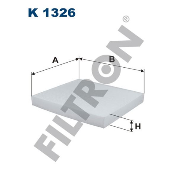 Filtre d'habitacle Filtron K1326 Filtre d'habitacle Filtron K1326