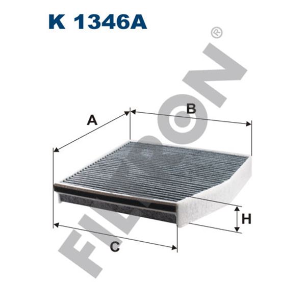 Filtre d'habitacle Filtron K1346A Filtre d'habitacle Filtron K1346A