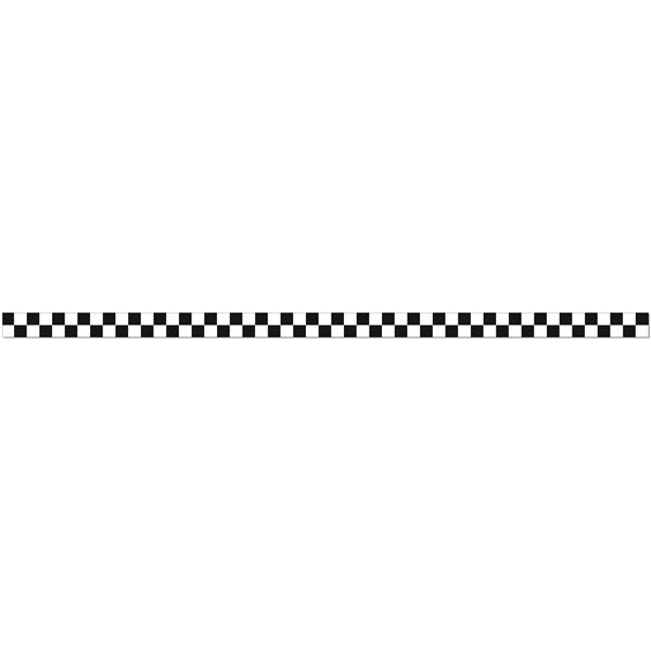 STICKER CARROSSERIE BANDE DAMIER 5CM CADOX STICKER CARROSSERIE BANDE DAMIER 5CM CADOX