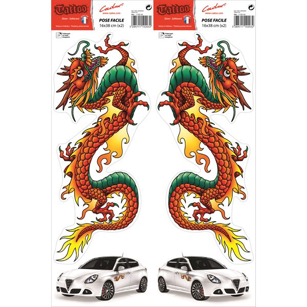 ADHESIF DECORS LATERAUX DRAGON CADOX ADHESIF DECORS LATERAUX DRAGON CADOX